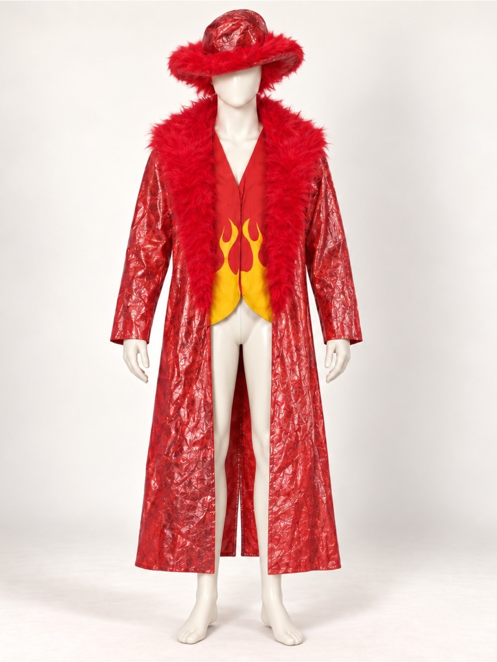 PMG Pyro Club Devil Adult Halloween Costume Red Coat Hat